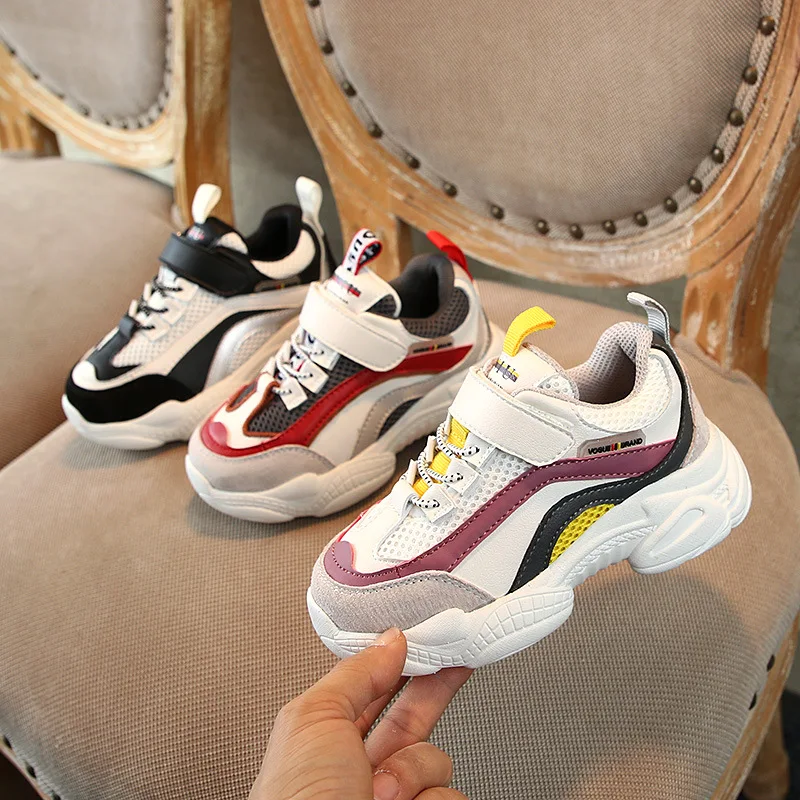 Весенние детские спортивные кроссовки для маленьких мальчиков Сетчатые