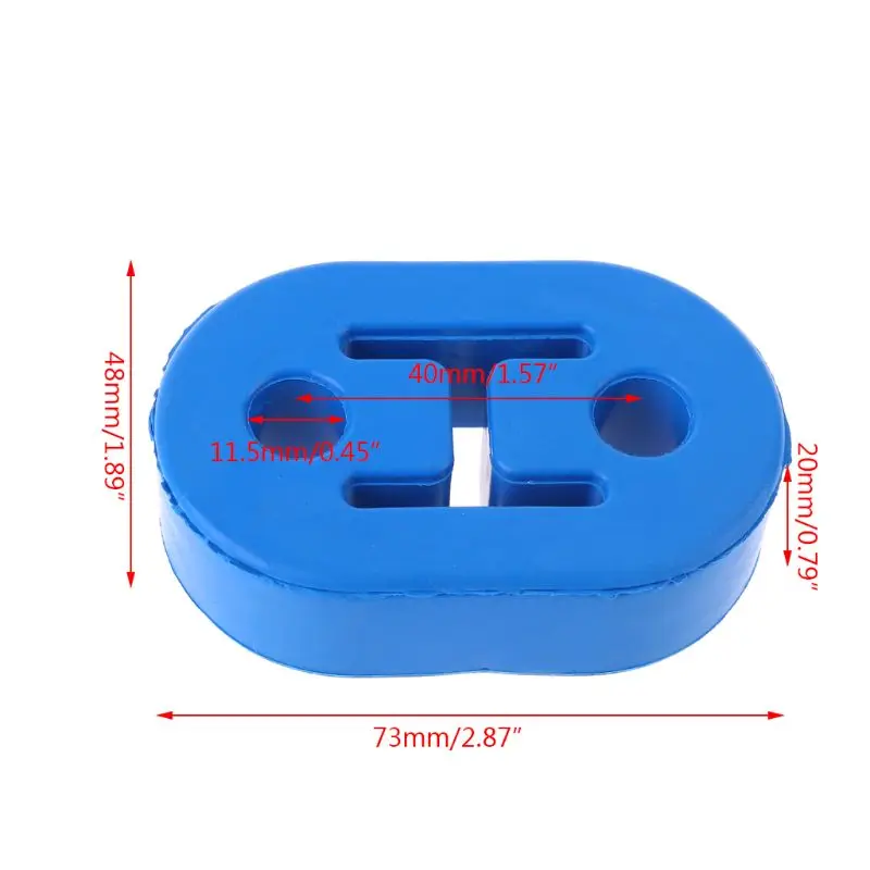2 шт. сверхмощная выхлопная вешалка втулка Поддержка отверстия кронштейн