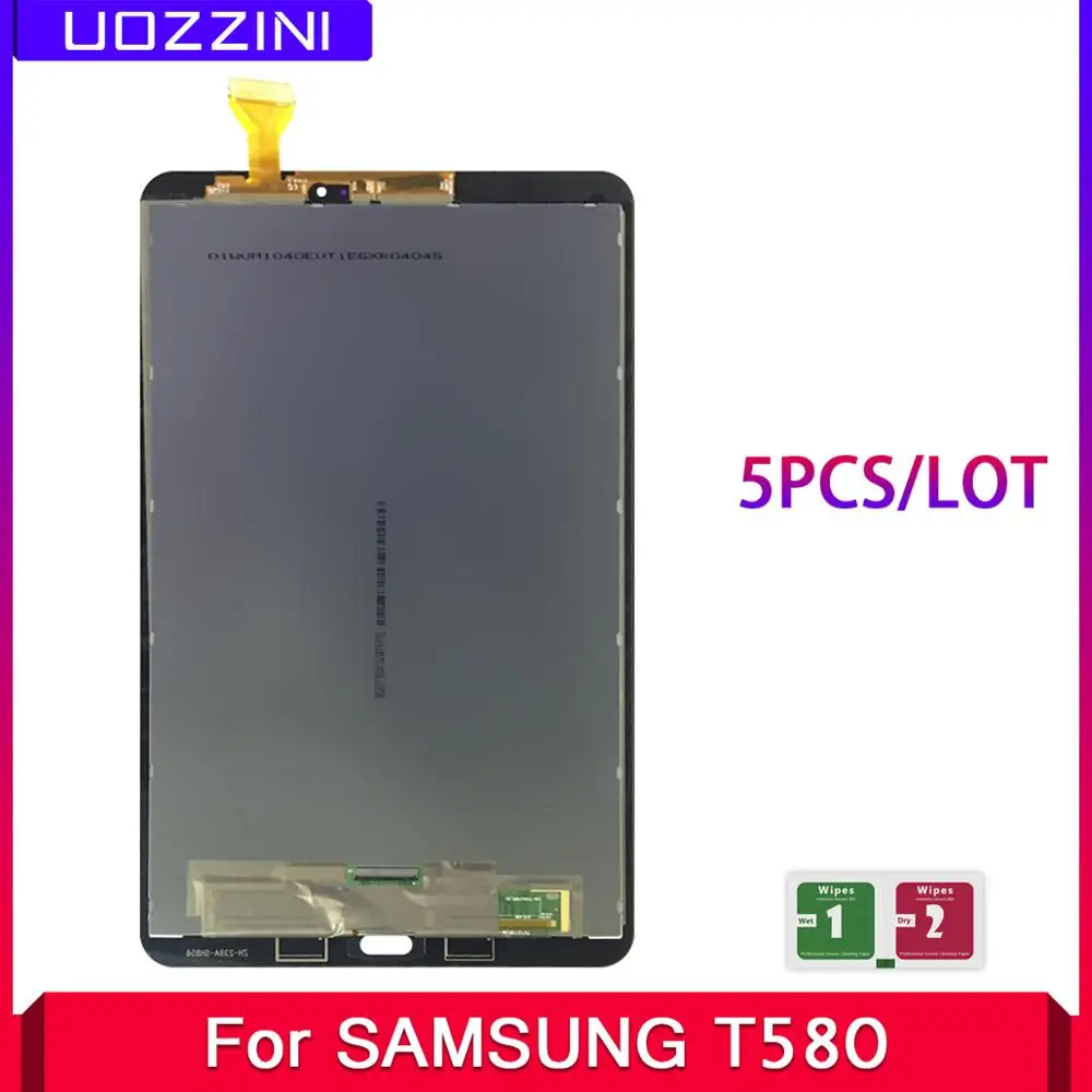 5 шт. Новый сенсорный ЖК экран T580 для Samsung Tab A SM дисплей сенсорная панель