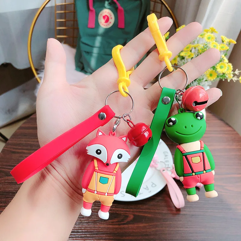 Мультяшный брелок силиконовый нагрудник поросенок игрушка кукла Автомобильная