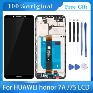 5 45for huawei honor 7a lcd display touch screen new digitizer assembly replacement for honor 7a russian version dua l22 free global shipping