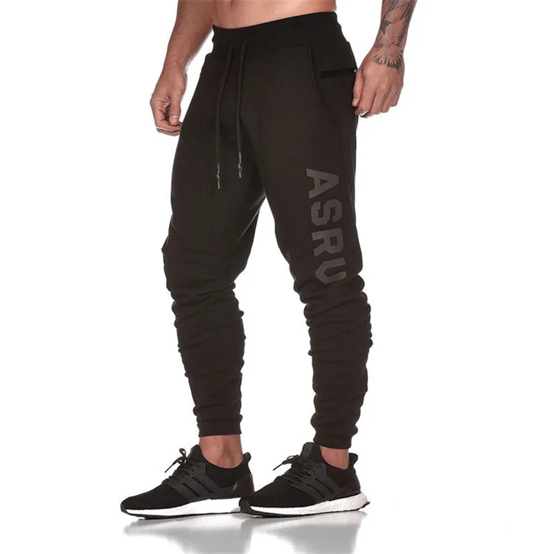 Весна Осень 2019 новые высококачественные мужские спортивные штаны обтягивающие