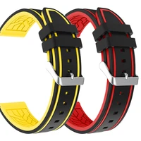double color sport silicone watch strap for huawei watch gt 2e smartwatch band replacement gt2e wristband 22mm bracelet belt