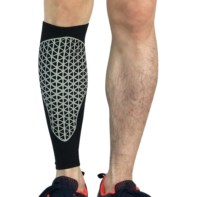 

1pc Lower Leg Sleeve Cover Printed Anti-sweat Anti-slip Quick Drying Breathable Compression Sports Socks Cover