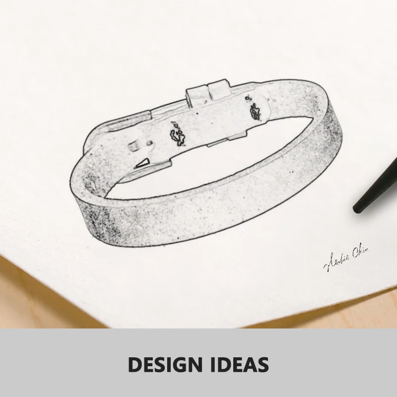 Браслет мужской из натуральной воловьей кожи с пряжкой экологического сплава |