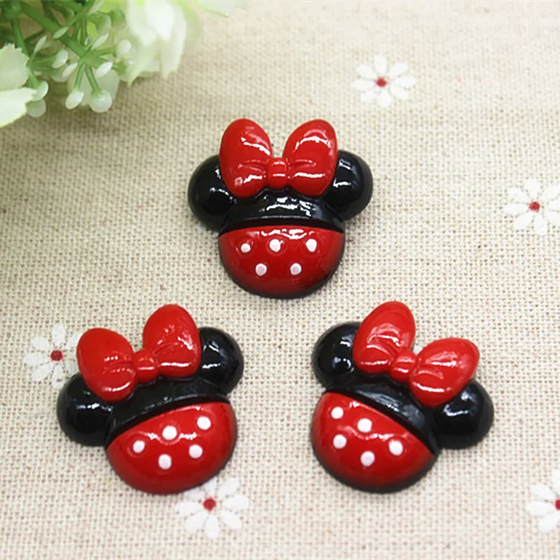 10 шт. кавайные каучуковые Кабошоны с плоским основанием аксессуары для украшения