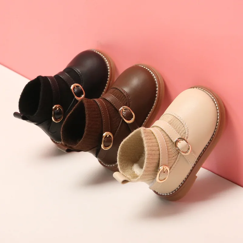 

Baby Boys Girls Leather Shoes 2020 Autumn Winter Infant Toddler Baby Princess Shoes For 0 1 2 Years Children Girls Dress Shoes