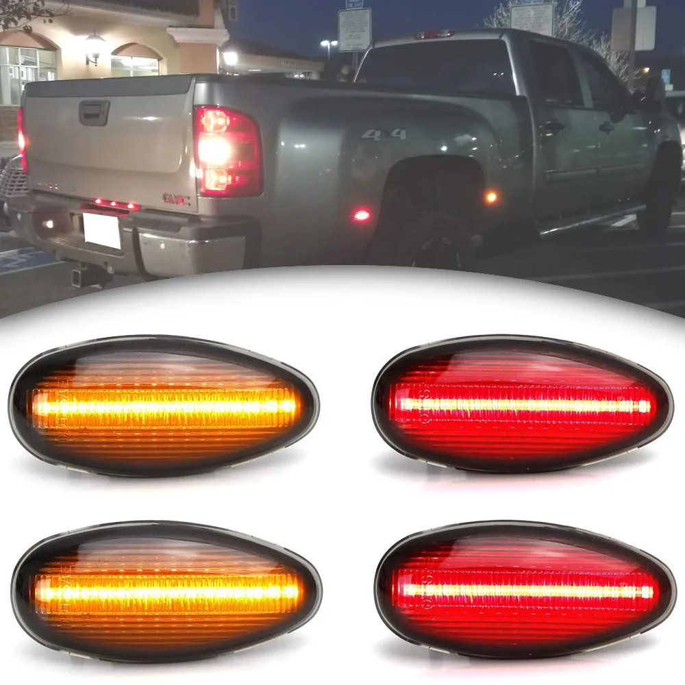 Светодиодный габаритный фонарь с дымчатым объективом для Chevy GMC Sierra Silverado