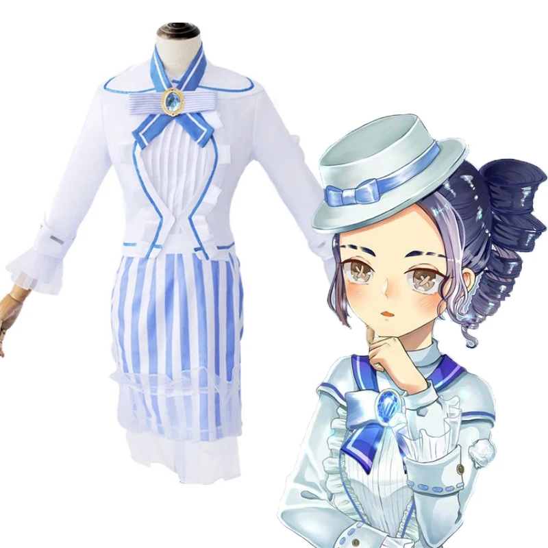 Игра идентичность V костюмы для косплея Железный леди координатор Martha Behamfil