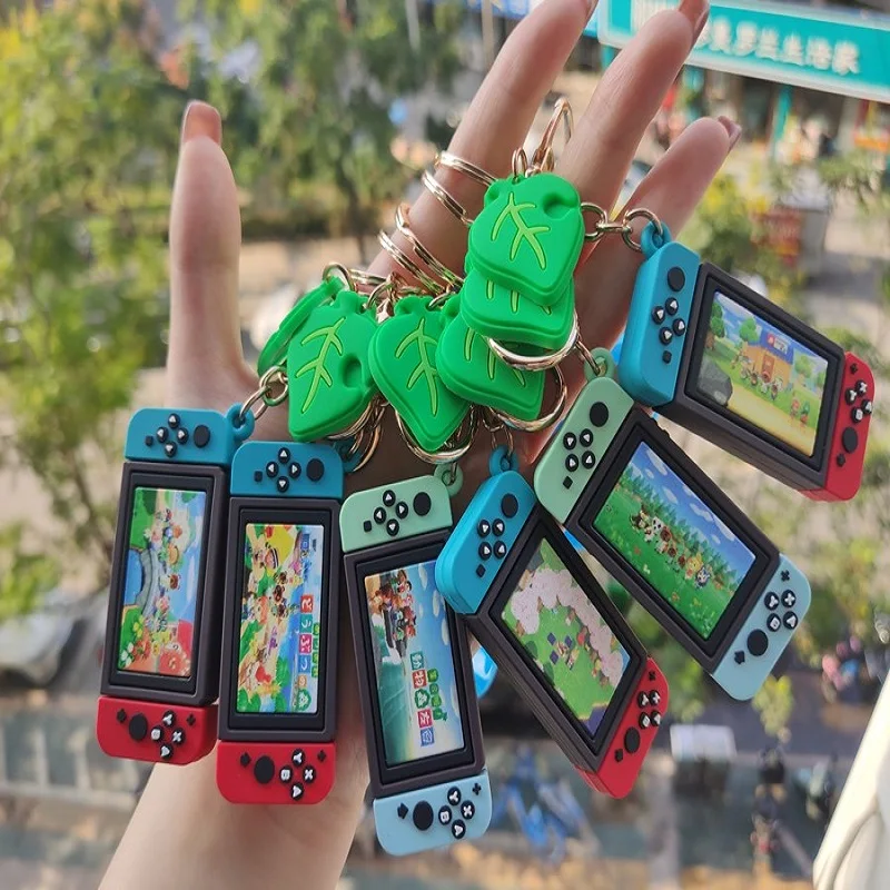 

Animal Crossing Switch Game Machine Keychains Animal Crossing Key Chain Fashion Cute Shaped Pendants Men Women Students Keyrings