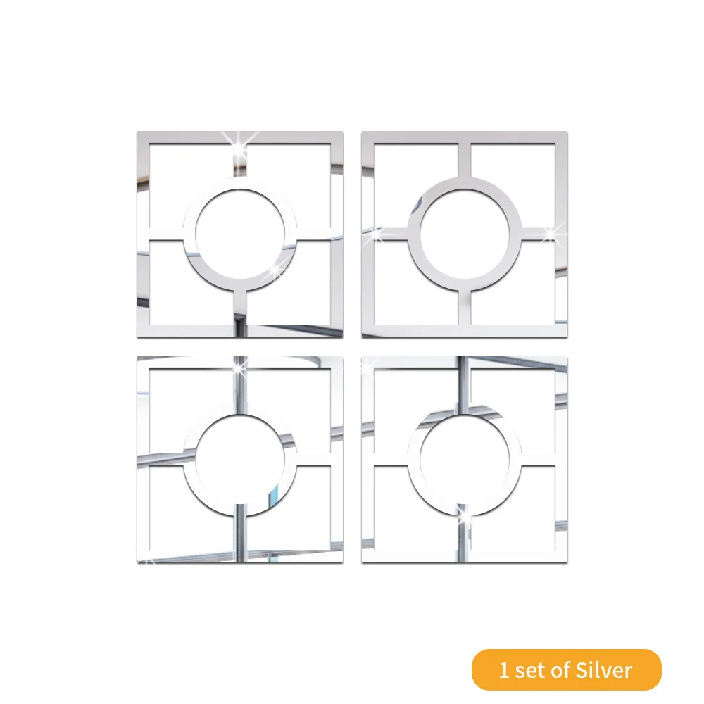 Зеркальные наклейки для стен DXLYMYU