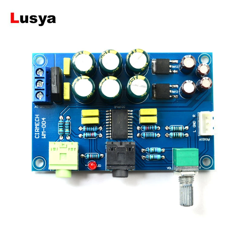Плата усилителя для наушников TPA6120 Hifi TPA6120A2 Hi-Fi с нулевым шумом самостоятельной