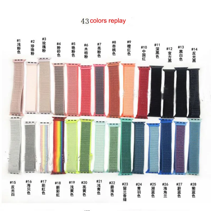 woven nylon Watch Strap For 38mm Apple Series 5 4 3 2 1 42mm Wrist Bracelet iWatch Sports Edition Replacement | Наручные часы