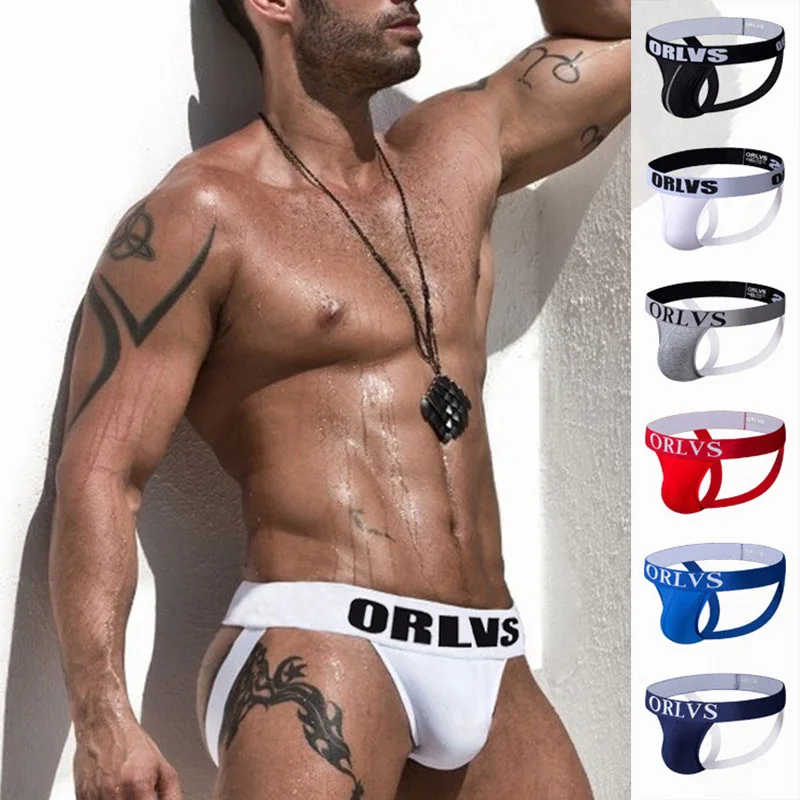 Стринги мужские с карманом для пениса пикантное нижнее белье микро стринги гей