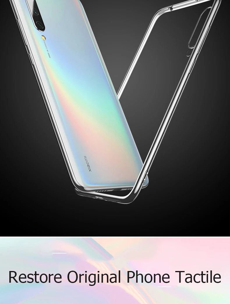 Прозрачный силиконовый чехол с покрытием для Xiaomi Mi 9 9T SE CC9 CC9e A3 RedMi Note 7 Pro 7A K20 Pro TPU Мягкий тонкий Чехол