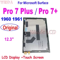 12 3%e2%80%9d original lcd for microsoft surface pro 7 plus 1960 1961 lcd surface pro 7 lcd display touch screen digitizer assembly