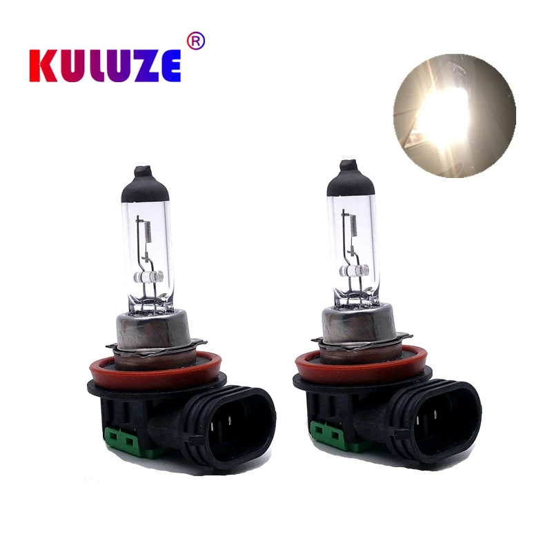 2Pcs H11 55W 12V Auto Halogen Bulbs Fog Lights High Power Car Clear Quartz Headlights Lamp Car Light Source Parking