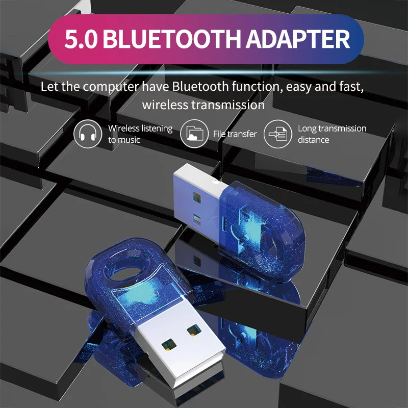 ANMONE RTL8761B мини USB Bluetooth адаптеры BT 5 0 беспроводной компьютерный адаптер аудио
