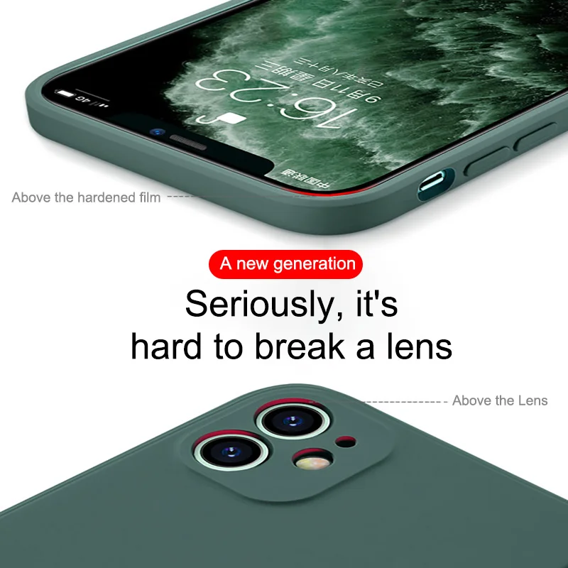 Официальный Оригинальный жидкий силиконовый чехол для телефона IPhone 11 Pro XR X XS Max SE