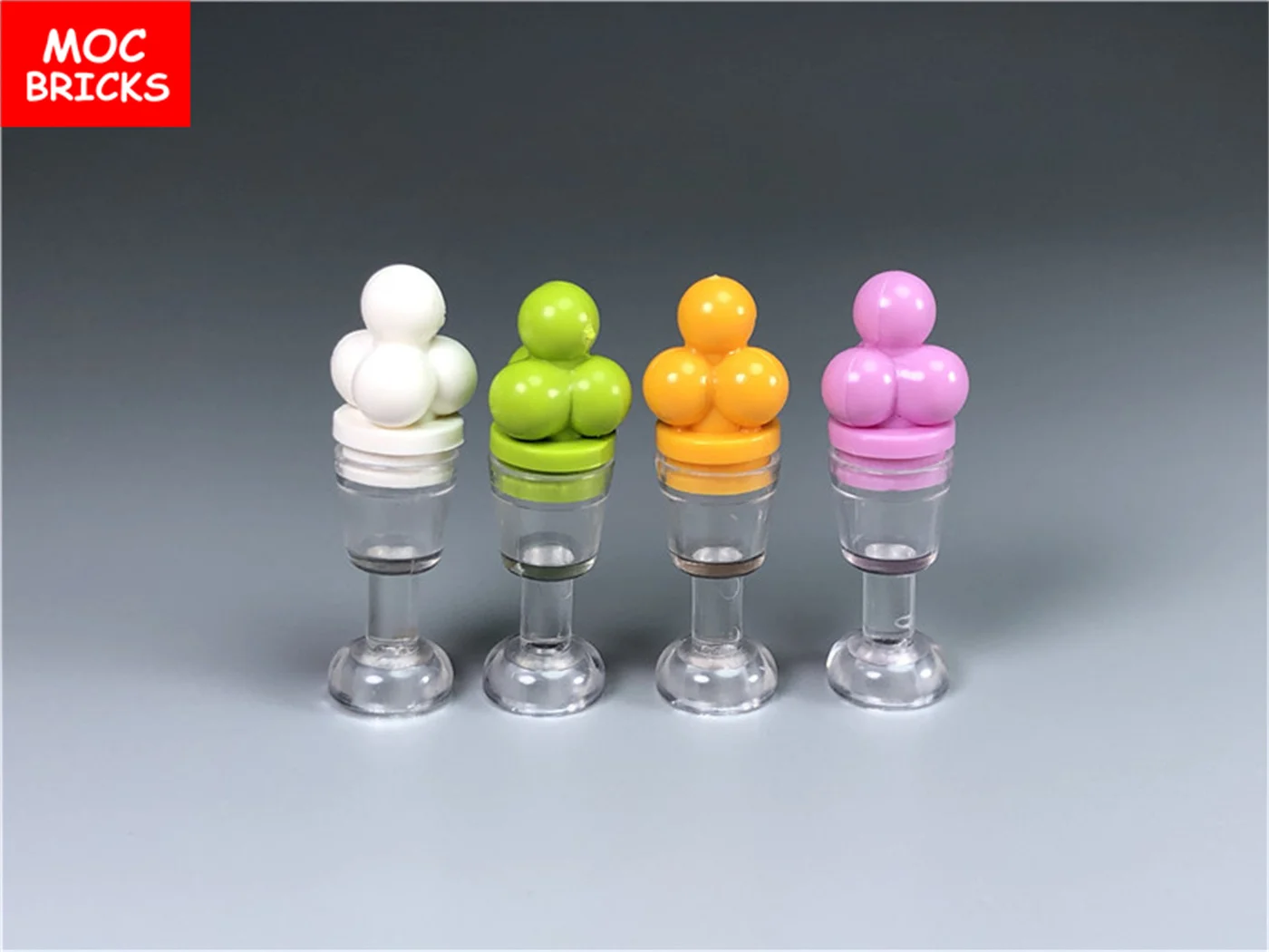 Кубики MOC мороженое облака пена подходит для обучающих строительных блоков 6254