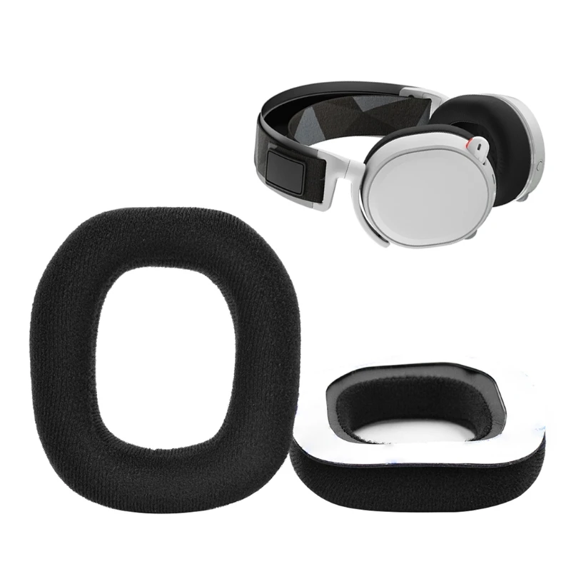 

1 пара замена из мягкой кожи подушечки Губка подушечки для наушников крышка для SteelSeries Arctis 3 5 7 наушники гарнитура аксессуары