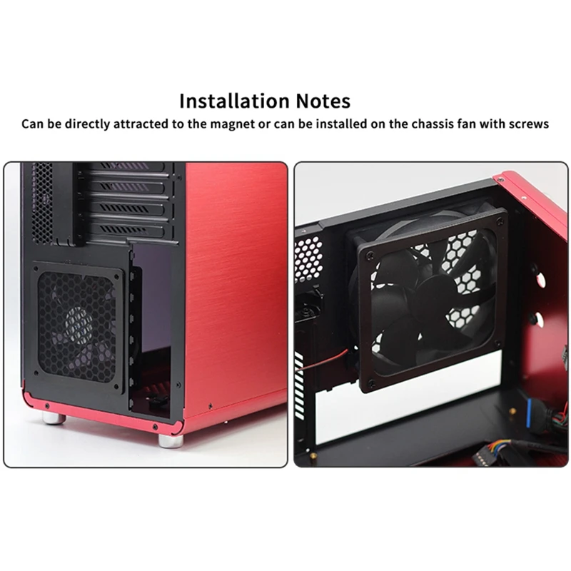 3 шт. netic рамка сетки пылевой фильтр вентилятор охлаждения для пк с сеточкой пыле