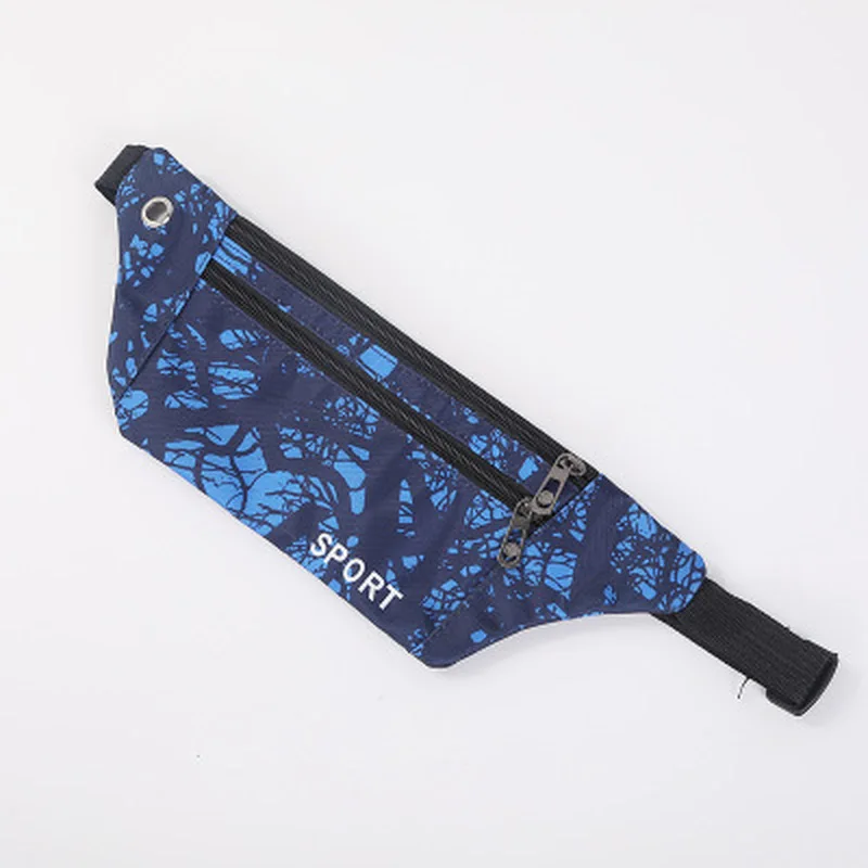 Унисекс печатная Водонепроницаемая поясная сумка для бега Спортивная мобильный