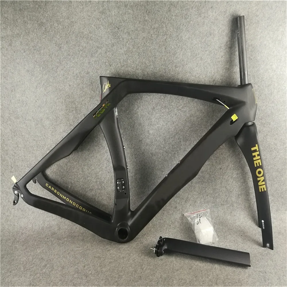 

30 Colors custom made Gold RB1K THE ONE Full Carbon Bike Road Frame bicycle frameset 6 size