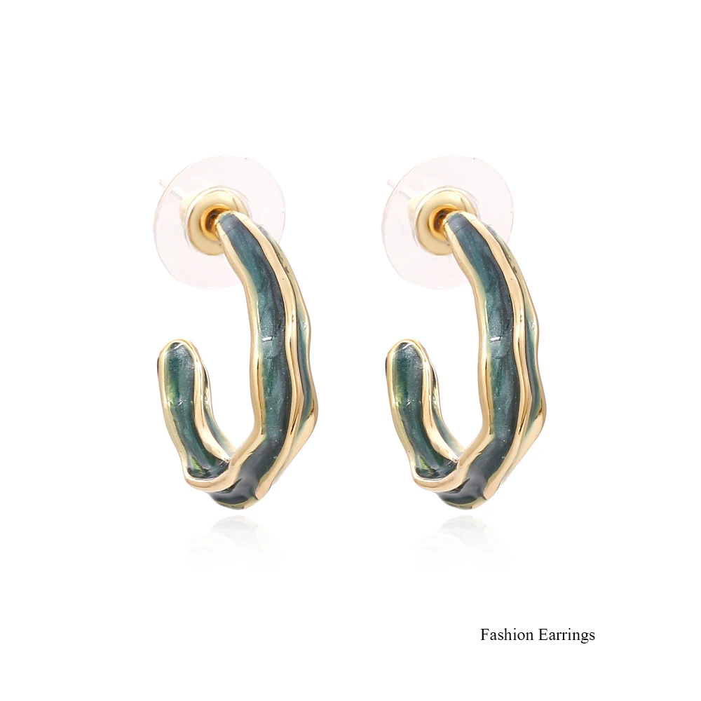 

Модные женские серьги-кольца, массивные Винтажные серьги с-образной формы, женские шикарные украшения, аксессуары, подарок на Хэллоуин