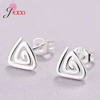 925 sterling silver splicing cute animal stud earrings for women casual style girl earings personality sterling silver jewelry
