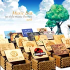 Оптовая продажа Музыкальная Шкатулка для парка Юрского периода деревянная рукоятка для рукоделия подарок на Рождество, день рождения, новый год