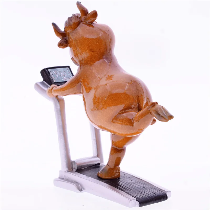 Милая кавайная фигурка быка из каучука для бега в душе со знаками Зодиака