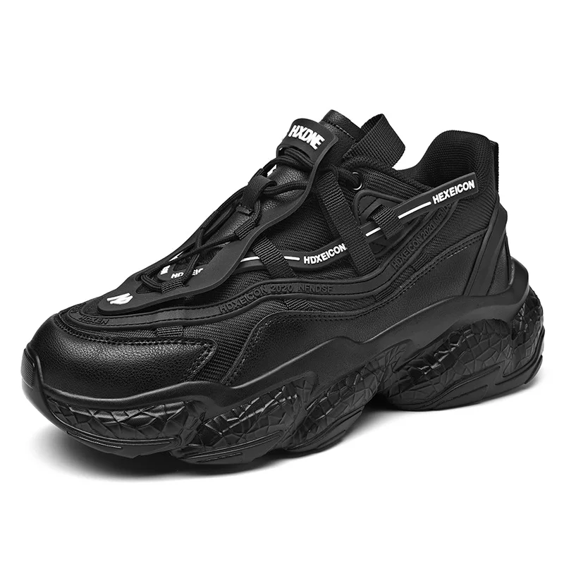 

2021 new fashion Korean version of the trend breathable platform Torre shoes for men and women couples fashion lace-up shoes
