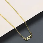 2021 из нержавеющей стали для подключения с подвеской в форме сердца для женщин модные украшения очаровательные подарки Модный кулон колье, аксессуары