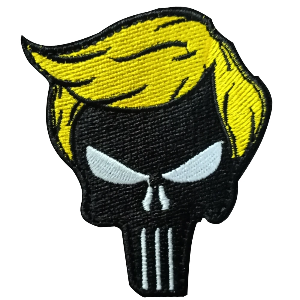 Новый 3D вышивка Каратель нарукавная повязка тактический армейский значок одежда