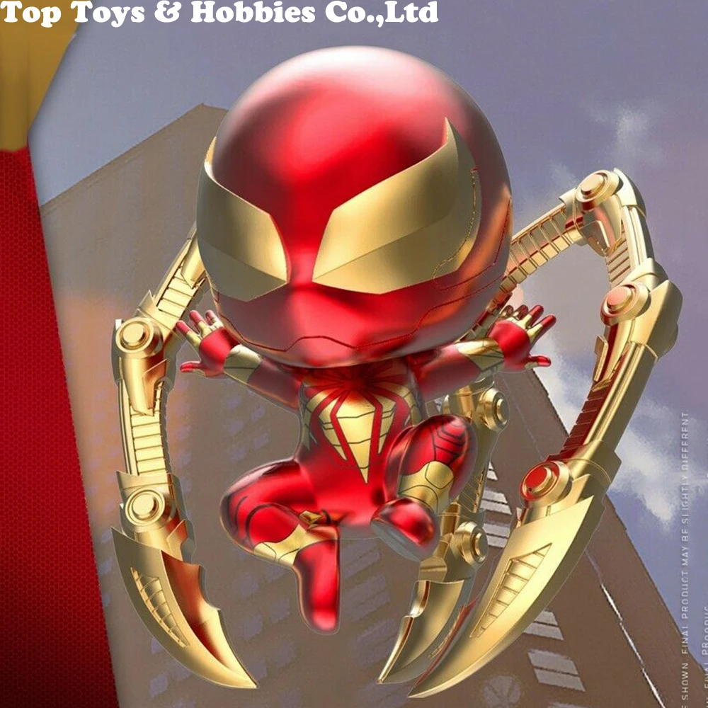 Горячие игрушки COSB624 Marvel Человек-паук Доспехи COSBABY Бобби голова кукла игрушка