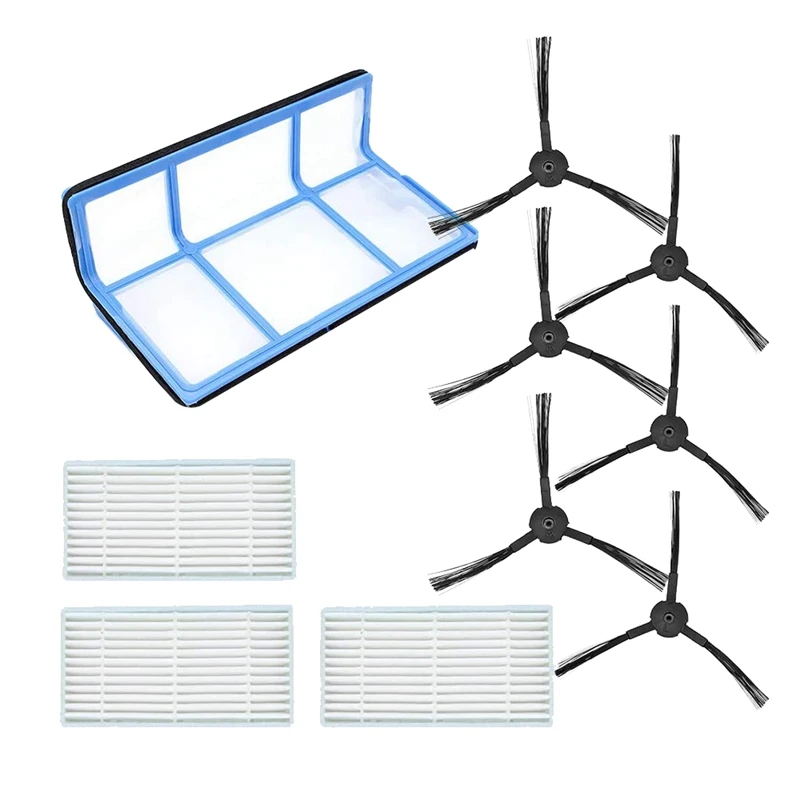 

Vacuum Filter Replacement Kit Fit for Robotic Vacuum ILIFE V3 V3S V5 V5S Robotic Filters Side Brushes Accessories
