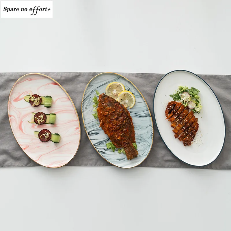 Сетка в скандинавском стиле красная кухонная бытовая стандартная тарелка для