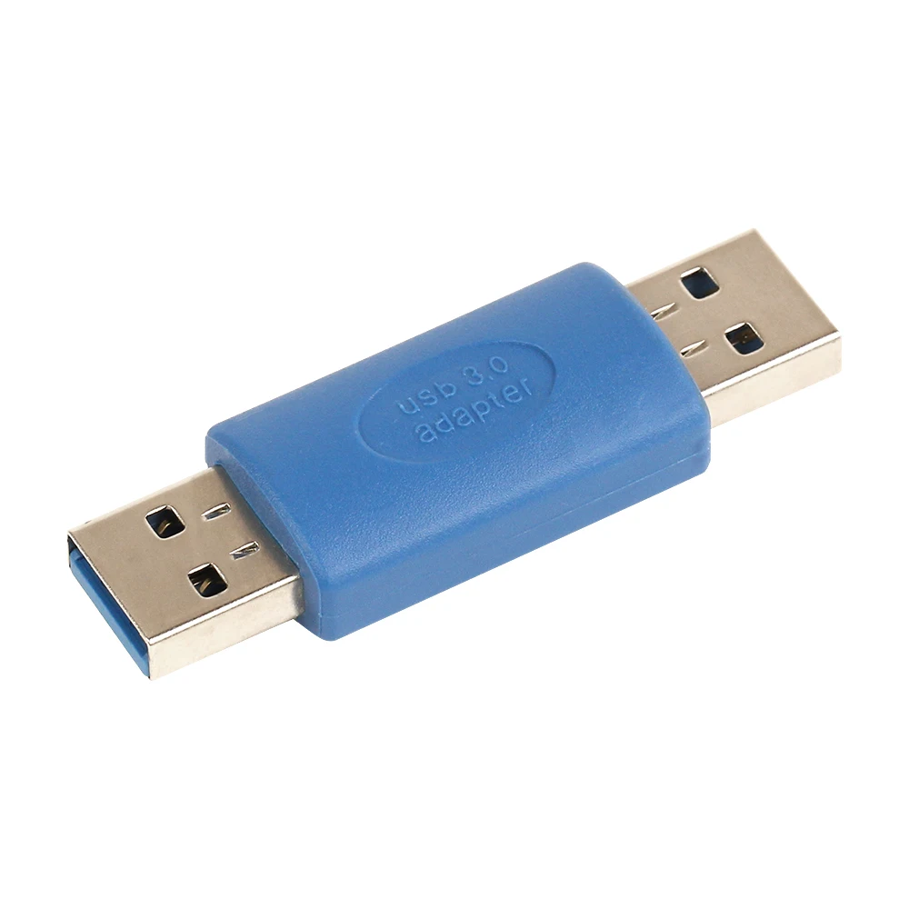 

ZJT53 High Speed USB 3.0 A type male to male Cable Adapter F/F USB Extension Cable Connector Support USB 2.0 100pcs/lot