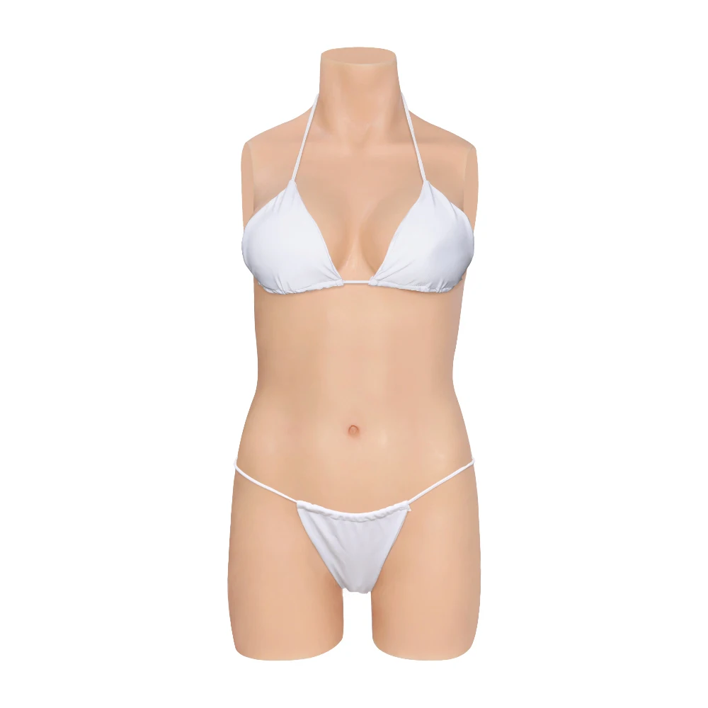 

Маленький силиконовый 3-точечный боди KOOMIHO для влагалища, шелковый хлопковый боди с D-образной чашкой, Трансвестит, искусственная киска, тран...