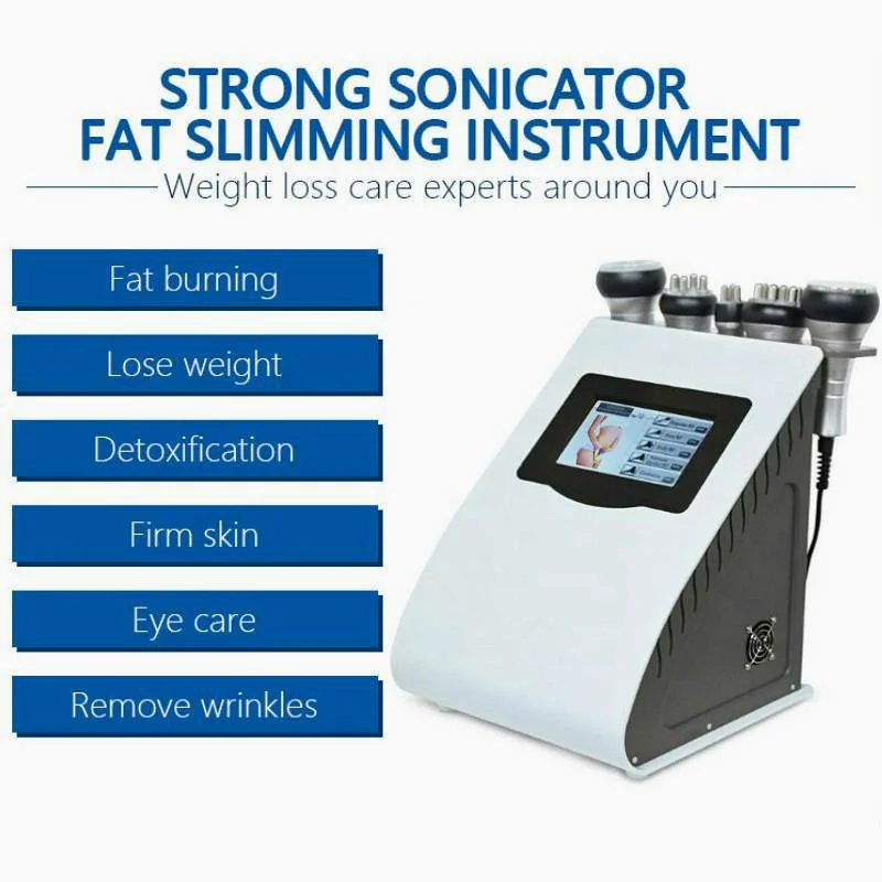 

2021 Grade 5 In 1 Ultrasonic Liposuction Cavitation Machine 650Nm Body Slimming Vacuum Skin Rejuvenation
