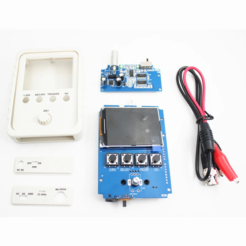 Полностью Собранный DSO150 15001K DIY цифровой осциллограф комплект с корпусом Чехол Коробка цифровой осциллограф