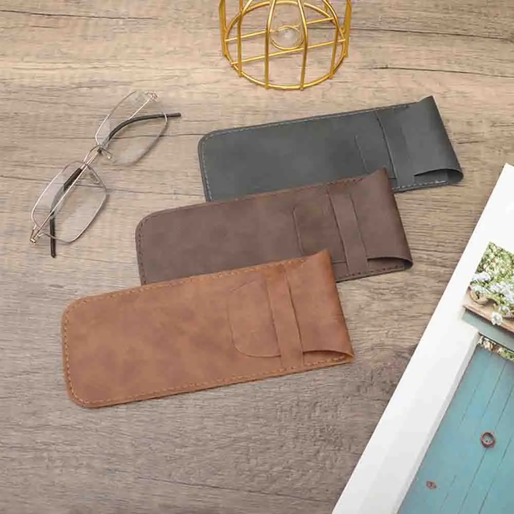 Модный Чехол для очков из искусственной кожи чехол солнцезащитных простой