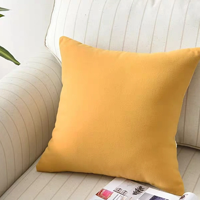 Nordic Style Feather Pattern Pillowcase Living Room Bed Room Decorative Pillow Cases 45x45cm Polyester Cotton Pillow Cover