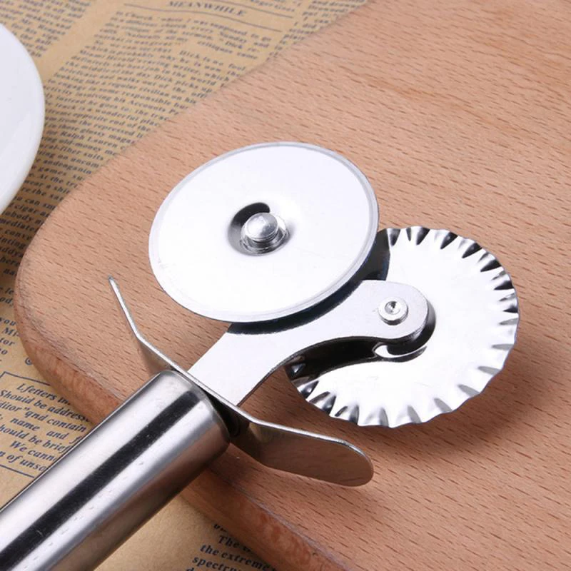 6 5 см один колесная пицца Нержавеющая сталь Ножи паста для резки хлеба пироги со