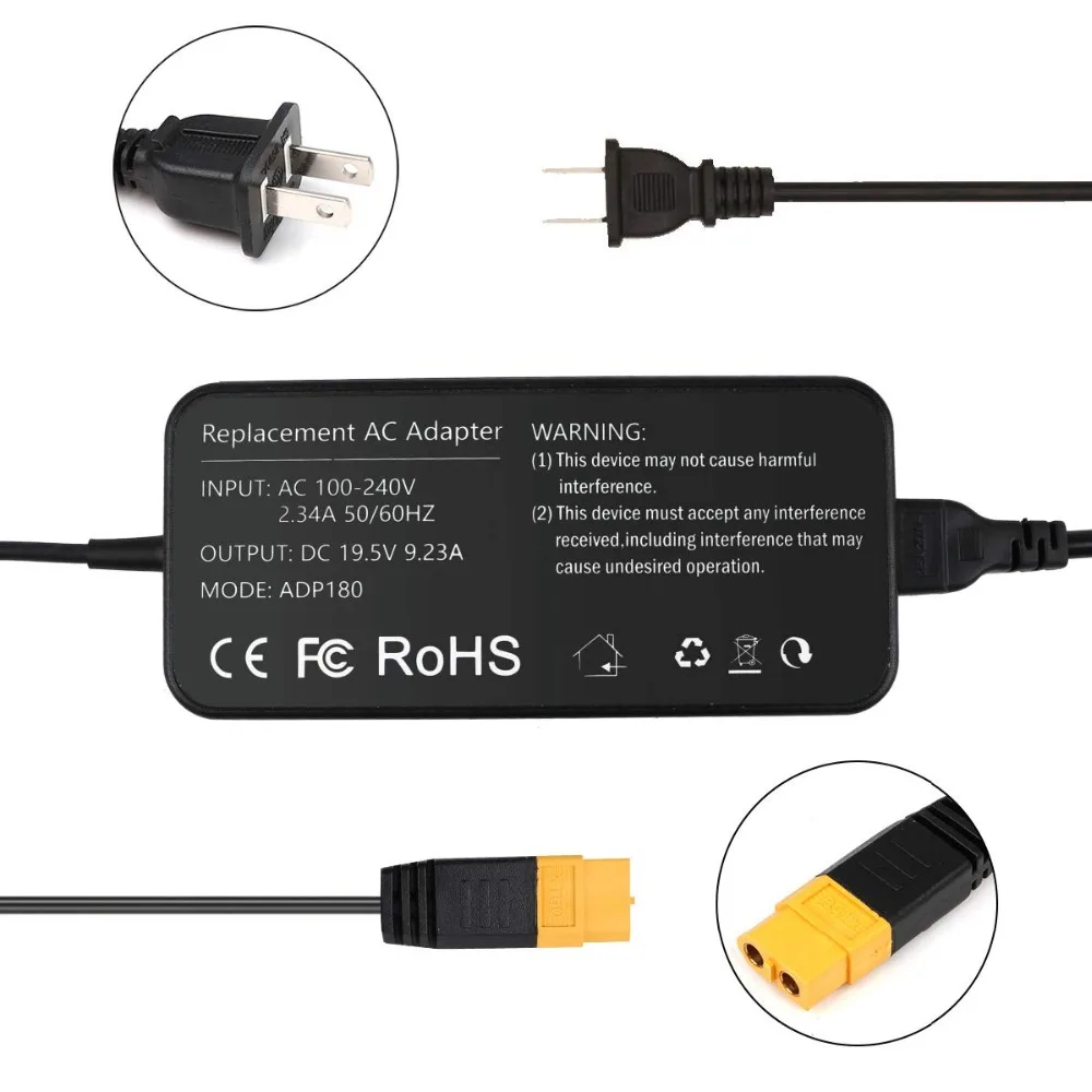 ToolKitRC ADP-180MB 180 Вт блок питания с XT60 выходной адаптер подходит iSDT GT power Hota RC