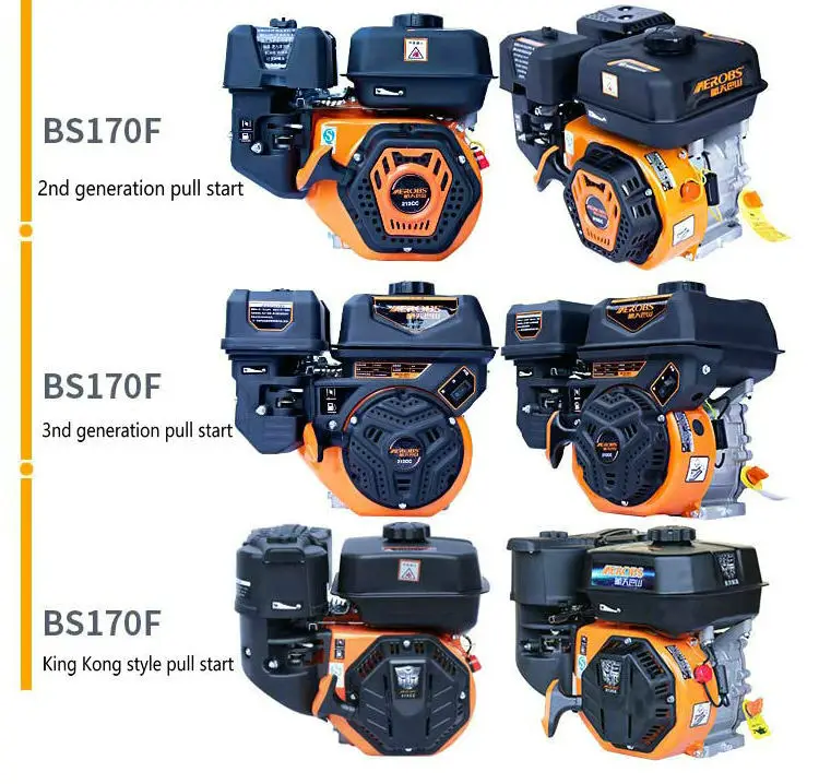 190F бензиновый двигатель четырехтактный 420CC высоколошадиный Электрический старт