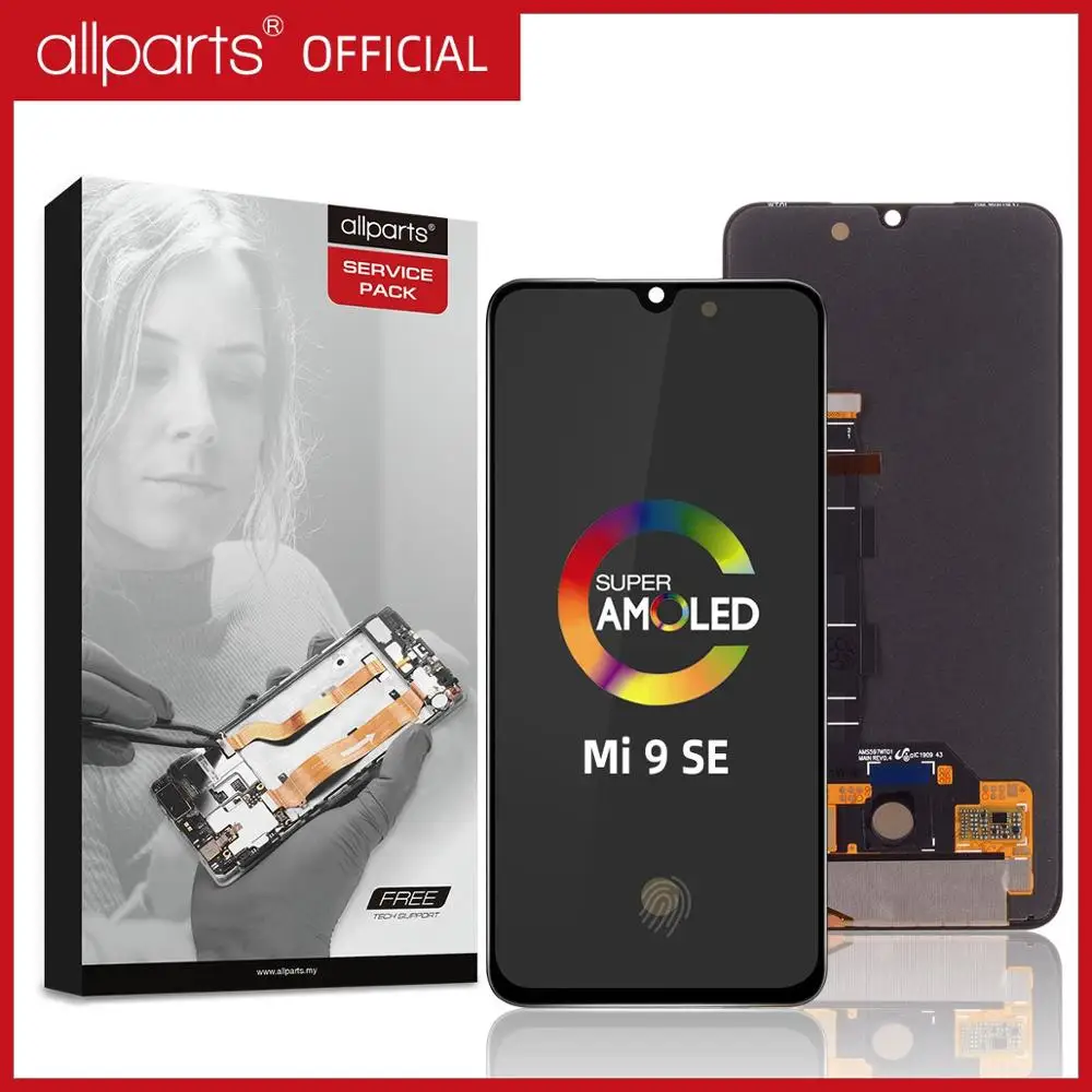 5 97 &quotоригинальный AMOLED ЖК дисплей для Xiaomi Mi 9 SE сенсорный экран дигитайзер замена