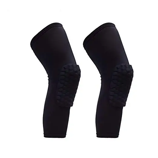 2 шт. баскетбольные наколенники рукава соты эластичные защитные снаряжение