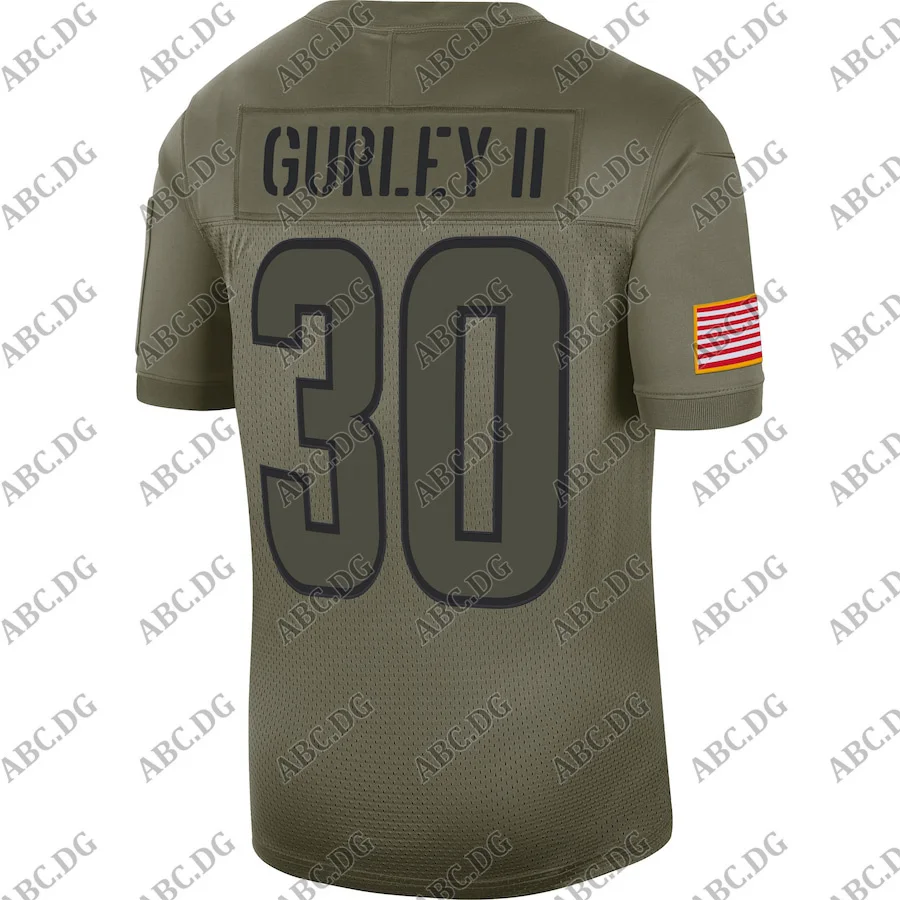 

Футболки для американского футбола с надписью на заказ, мужские футболки с эмблемой Лос-Анджелеса, Тодда, гёрли II, Олива, 2019